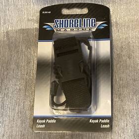 Sl56140 Shoreline Marine 45 Inch Kayak Paddle Leash Lanyard Holder Strap Black - New