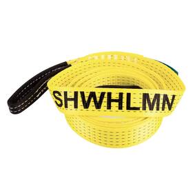 Shwhlmn 424642327430 Recovery Tow Strap 2 Inch X 10ft Tree Saver Heavy Duty 10 000lb Break Stren