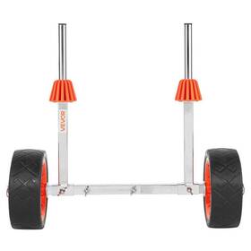 Siavonce 313046593536 250 Lbs. Kayak Cart Canoe Dolly With 7.5 Inch Solid Rubber Tires And Kickst