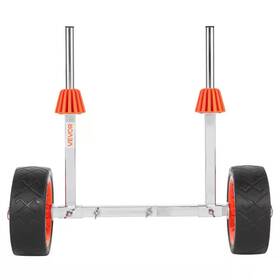Siavonce 744759557438 250 Lbs. Kayak Cart Canoe Dolly With 7.5 Inch Solid Rubber Tires And Kickst