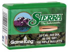 62gr Sierra 9362 Gameking Spitzer Boat Tail 100/box