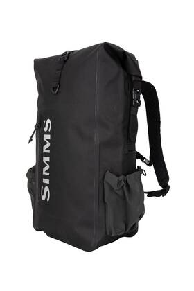 Pg-13463-001-00 Simms Dry Creek Roll Top Backpack Waterproof Bag Black One Size
