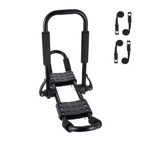 Skyshalo 077685045824 Kayak Roof Rack 1 Pair J-bar Soft Top Mount Tie Down Carrier