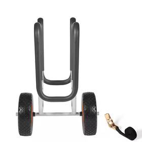 Skyshalo 445002176101 Kayak Cart 150 Lbs. Capacity Paddle Board Trolley With 10 Inch Tires And Kickst
