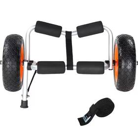 Skyshalo 445016797750 Heavy Duty Kayak Cart 250 Lbs. Load Capacity Foldable Canoe Trolley With