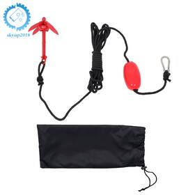 Su1162929ku Skyup2018 For Canoe Kayak Raft Boat Jet Ski Red 1.5lb With 26.2 Ft Rope Folding Anchor Kit