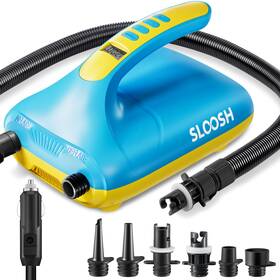 Sloosh 840332684062 Electric Paddle Board Pump 20 Psi High-pressure Dual-stage Inflation Sup Air