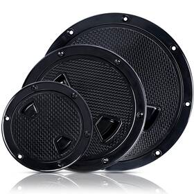 Smart Marine 972171695740 Smartmarine 4 Inch Boat Hatch Cover Black Round Non Slip Inspection