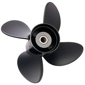 8613-143-19 Solas 824375009006 Amita 4 Aluminum 4-blade Propeller - Rh 14.25 Diameter X 1