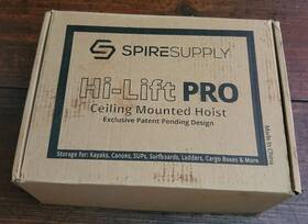 Spire Supply 742309036136 Hi Lift Pro Ceiling Mount Hoist Elevated Storage Supports 100lb New