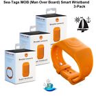 75782 St002-3pack Mob Man Over Board Smart Wristband Records The Gps Position