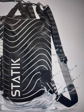 Pup-0822-n Statik F-blk 10l Waterproof Ipx8 And Dirt-proof Roll-top Bag