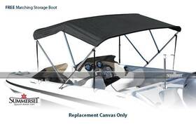 Summerset By Eevelle 692089107536 3 Bow Bimini Top Boat Cover Replacement Canvas Waterproof Solution