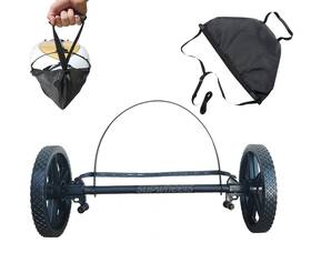Sup Wheels 766150726053 Evolution X Extra Wide Carrier Inflatable Board And Bike Trailer
