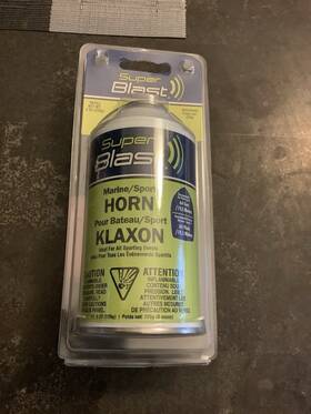 Hr8-1891 Super Blast Marine/sport Horn Klaxon 8 Oz Safety Signal Type Mpn