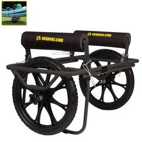 Suspenz 748528998200 Kayak Canoe Transport Cart All-terrain Super Duty Trolley Carrier Wi