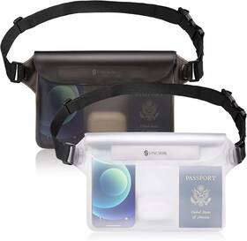 Syncwire 313106010089 Waterproof Pouch Bag With Adjustable Waist Strap 2 Pack