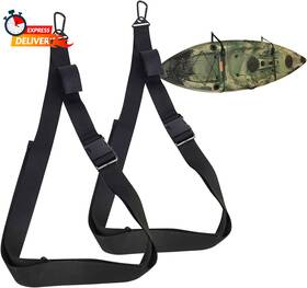 Tactical Single Element 313048132177 Kayak Wall Hanging Storage Strap Nylon Hoist Sling For Garage Indoor And O