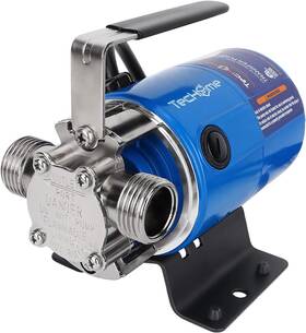 Th302-blue Techome Garden Pump With Hose 115v 1/10hp 330gph Mini Electric Water Transfer Blue