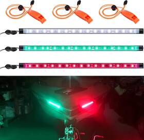 B0f63jfx1h Tellegloww Led Navigation Lights For Boats 4 Pack Safety Kayak Yacht Sailboat Paddle Etc