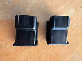 8527899001 Thule Replacement Angled Square Bar End Caps 2 For Hullavator Kayak