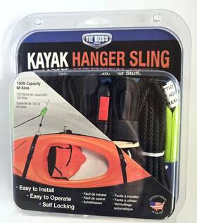 Tie Boss 890669002299 Kayak Hanger Sling For Kayaks Canoes Paddle Boards And Car Top Carriers