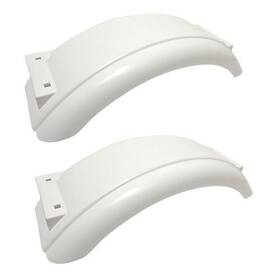 Tie Down 723269170269 White Plastic Trailer Fenders For 8 Inch -12 Wheel Size Utility Par
