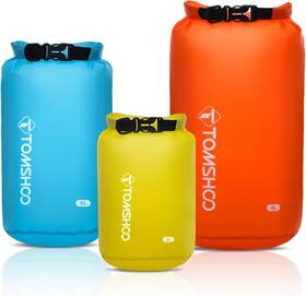Y27091-a Tomshoo Lightweight Waterproof Dry Bags For Hiking Beach Boating Camping 3-pack