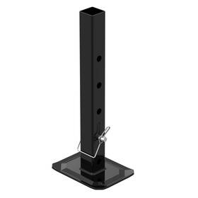 Tk-dl701099b Towking 8000 Lbs Square Drop Leg With Pin Black