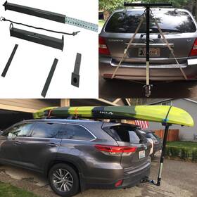 7018100 Towpower Canoe Loader Rear Trailer Hitch Mount Kayak Car Truck Suv One Person Roof Hauler