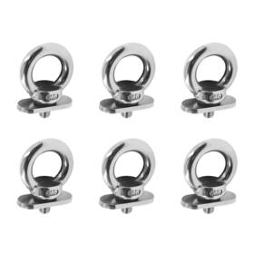 Eyelet304 Ttzeze 658359920205 Kayak Tie Down Stainless Steel Track Mount Downheavy Duty