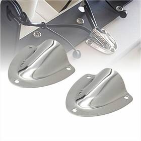 Tuop 419391070691 Boat Wire Cable Hole Ventilator Cover Clam Shell Vent Shield For Marine