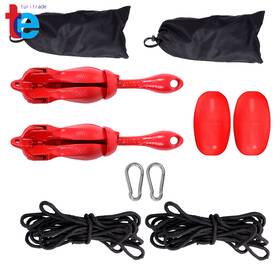 Tr80228 Turitrade 3.3 Lb Folding Anchor Canoe Kayak Raft Boat Sailboat Fishing Jet Ski Buoy Kit 2