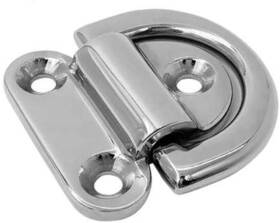 722b Turquois Inc Mpd Marine Grade Stainless Steel Folding Pad Eye 11/32 Inch