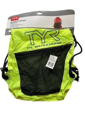 Tyr 036702641500 Alliance Waterproof Sack Pack Fluorescent Yellow 17l 24 Inch X13 Dry New