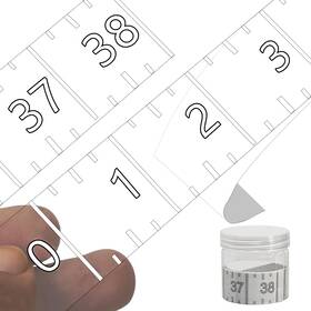 Rc01 Tzywfz 2pcs 38 Inch Boat Ruler Fish Measuring Sticker - Transparent Waterproof Decal T