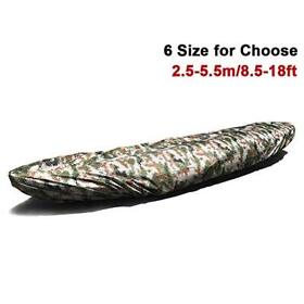 Universal Camouflage Kayak Canoe Boat Waterproof Uv Resistant Dust Storage Cover