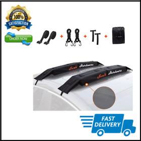 Universal Soft Roof Rack Pads For Kayak Surfboard Sup Canoe Snowboard