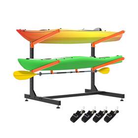 Uokrr 676422527885 Kayak Storage Rack Freestanding Racks For Garage Heavy Duty Adjustabl