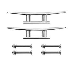 Vakocean 796862666798 316 Stainless Steel 6 Inch Open Base Boat Cleat Pack Of 2 Vakocean 796862666798 316 Stainless Steel 6 Inch Open Base Boat Cleat Pack Of 2