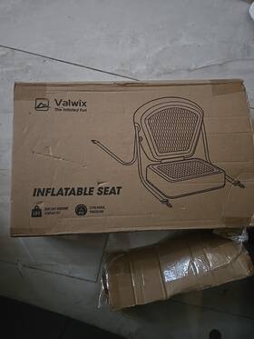 Gh0001c-a08 Valwix Inflatable Seat For Kayaks With Back Support Adjustable Sit On
