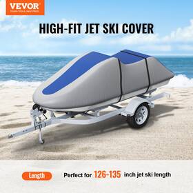 600d Vevor 197988385264 126 Inch -135 Jet Ski Cover Pwc Waterproof Marine Uv Resistant Grey Blue
