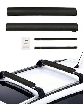 Vevor 197988841869 Universal Roof Rack Pads For Crossbar 88lbs Load Capacity Kayak Canoe Surfboard