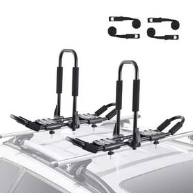 Vevor 313042627693 Kayak Roof Rack 1 Pair J-bar Soft Top Mount Tie Down Carrier For