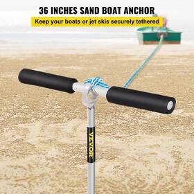 Vevor 810087874223 Sand Anchor For Jet Ski Pwc Pontoon Kayak 124
