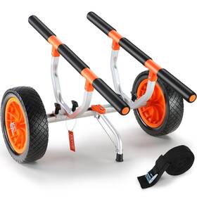 Vevor 840349902371 Adjustable Kayak Cart Canoe Boat Carrier 450lbs Load With 12ftft Solid Tires