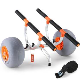 Vevor 840349958316 Heavy Duty Kayak Cart With 12ftft Tires - Adjustable 6.69 Inch -17.32 350 Lb. Cap