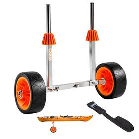 Czsphttc8inc8aukv001 Vevor Kayak Cart 250 Lbs Detachable Canoe Carrierwith 7.5 In Solid Rubber Tires Czsphttc8inc8aukv001 Vevor Kayak Cart 250 Lbs Detachable Canoe Carrierwith 7.5 In Solid Rubber Tires