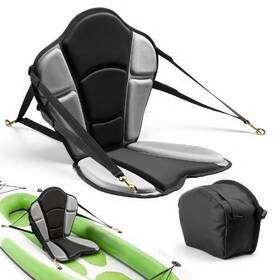 Ks007-sis Vevor Inflatable Kayak Seat 1 Inch Thick Universal Paddle Board With Back Support
