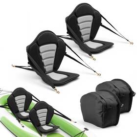 Phtrzyevapmji8mk8001 Vevor Kayak Seat Universal Padded Cushion Backrest 2 Pack 0.5 Inch Thick